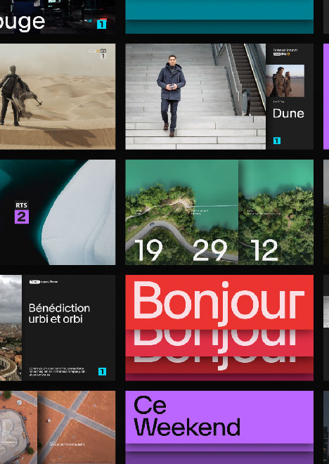 Une nouvelle identité audiovisuelle pour la RTS